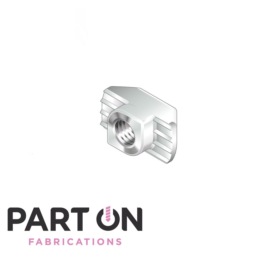 M8 Steel T Nut 10mm Slot FAB530287 Bosch Rexroth Compatible