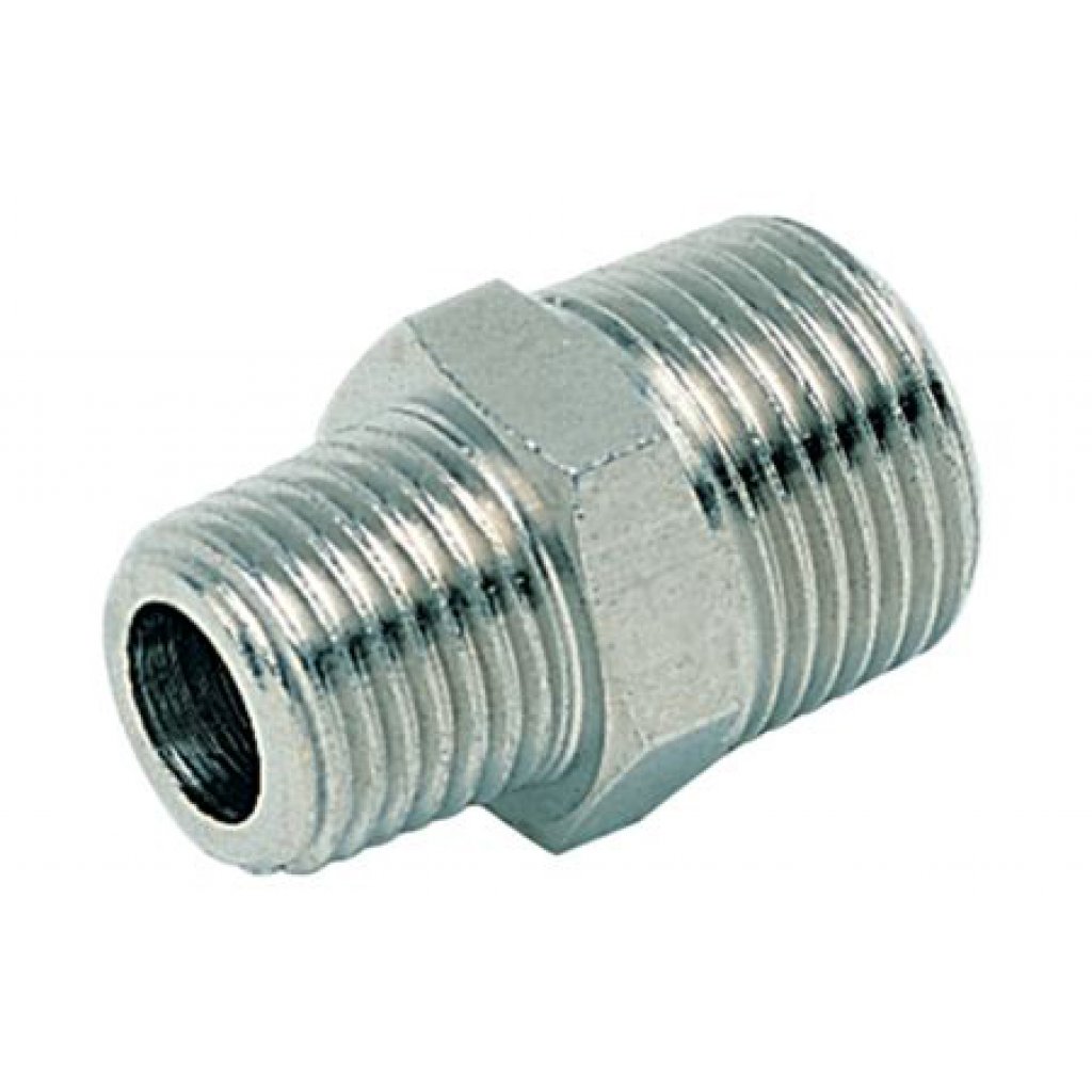 3/8" x 1/2" Male Reducing Connector | Air Pneumatic Fittings & Adapters 1 2 To 3 8 Male Reducer