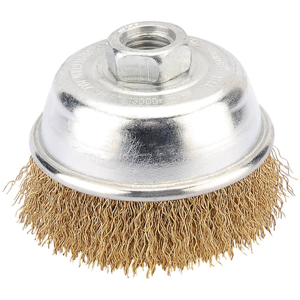 41442 Draper 75mm Heavy Duty Wire Cup Brush