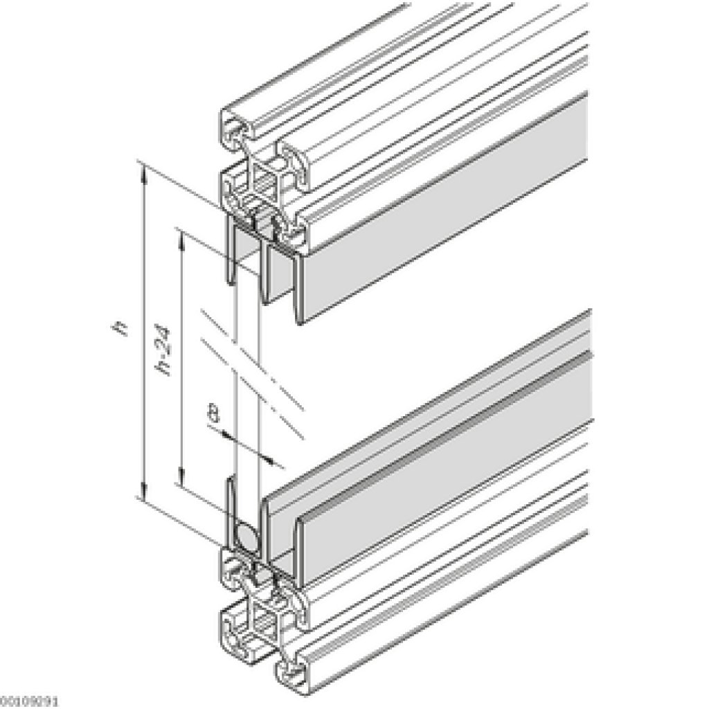 Sliding Door Profile Bosch Rexroth 3842526588 3842 526 588