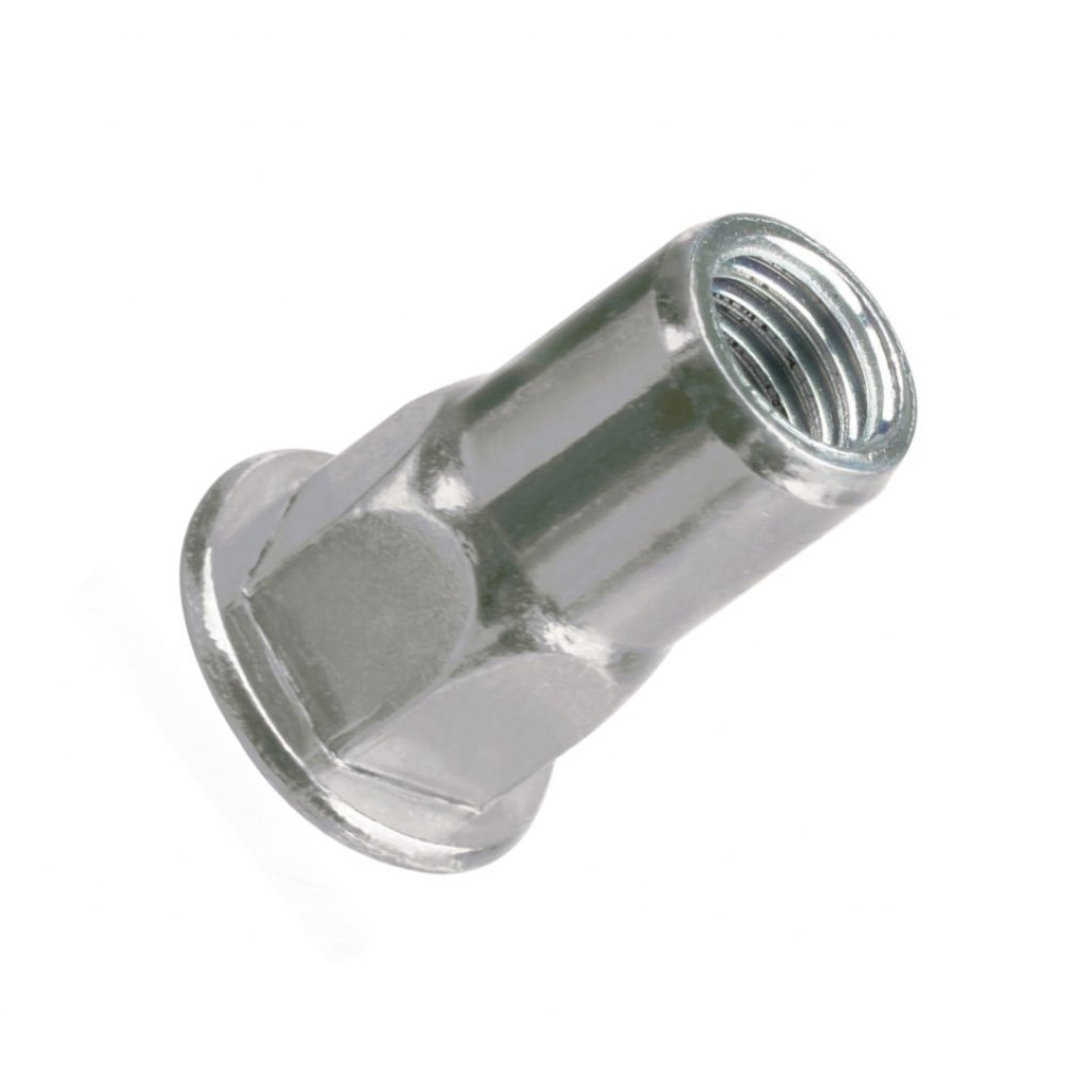 M8 8 Mm Flat Head Aluminum Rivet Nut Blind Insert Nut Pack