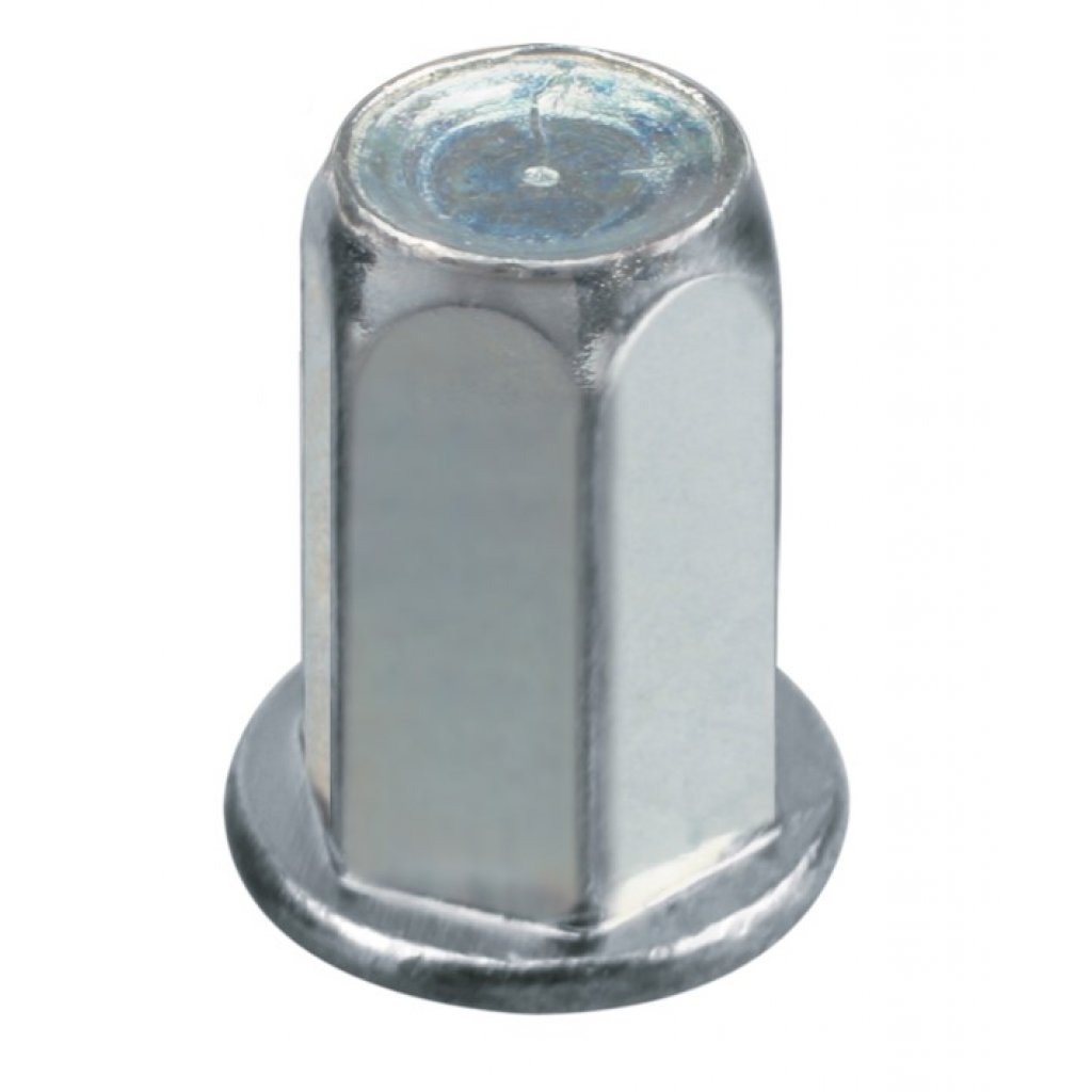 Qty 10 M8 Nutserts Zinc Plated Steel Thin Sheet Countersunk Nut Rivnut